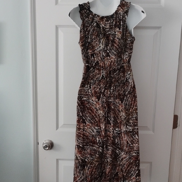 Axcess Multi-Color Patterned Midi Dress - Picture 7 of 10